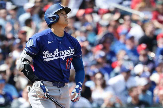 [워싱턴=AP./뉴시스] 메이저리그 LA 다저스 오타니 쇼헤이. 2026.04.04.