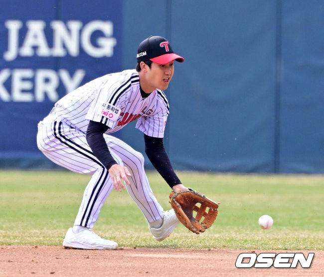 [OSEN=지형준 기자] LG 구본혁. 2026.03.24 /jpnews@osen.co.kr