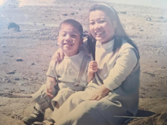 ▲김유남 씨와 그의 어머니ⓒ김유남 제공