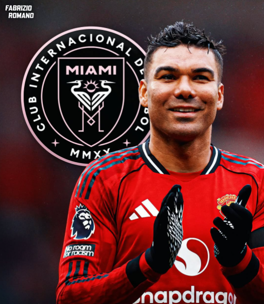 맨체스터 유나이티드를 떠나는 카세미루가 인터 마이애미와 협상 중이다. 파브리지오 로마노