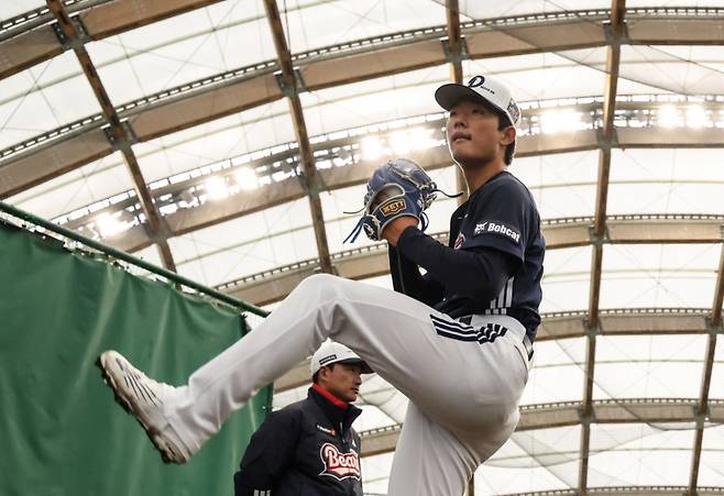 두산 베어스 투수 최민석. /사진=두산 베어스 제공