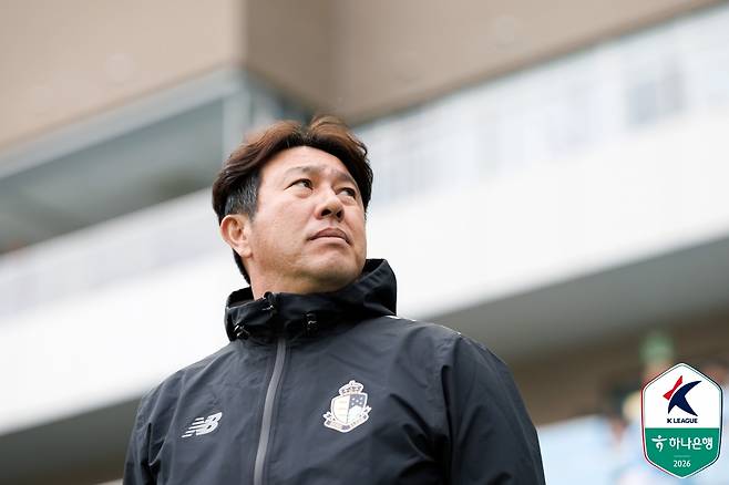 김도균 서울이랜드 감독. /사진=한국프로축구연맹 제공