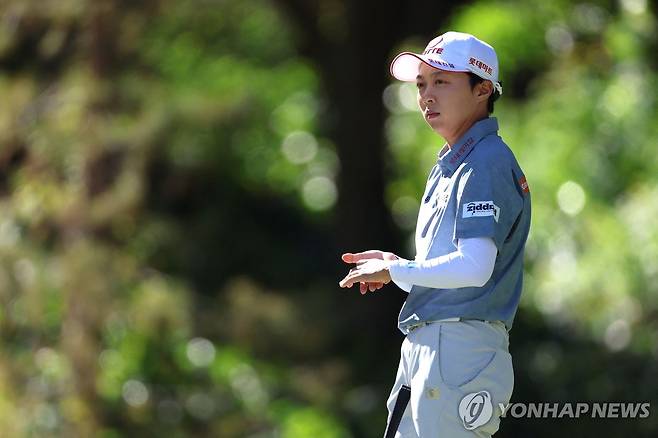 집중하는 김효주 [AFP=연합뉴스]