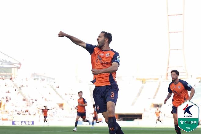 결승골 책임진 세레스틴 [한국프로축구연맹 제공. 재판매 및 DB 금지]