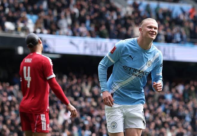 엘링 홀란(맨시티). 사진=AFPBB NEWS