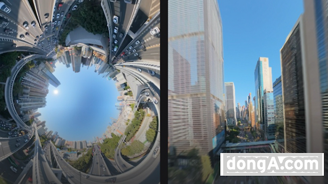 DJI 아바타 360 샘플 촬영.