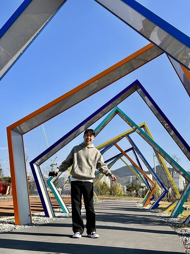 2024년10월 전남 장성에서 김성호씨. 김도희 제공