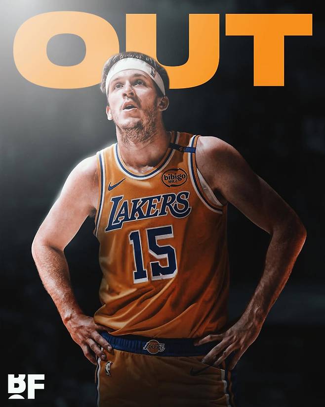 최근 복사근 문제로 4~6주가량 결장할 거로 알려진 LA 리브스. 사진=바스켓볼포에버 SNS