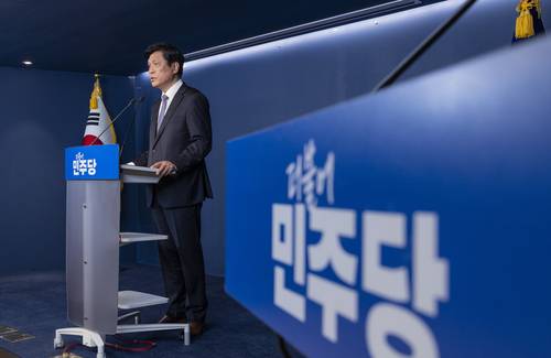 ▲ 더불어민주당 조승래 사무총장이 7일 서울 여의도 민주당사에서 열린 기자간담회에서 현안과 관련해 발언하고 있다. 연합뉴스