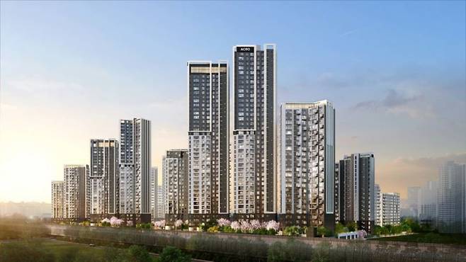 '아크로 드 서초' 투시도. /사진=DL이앤씨 제공