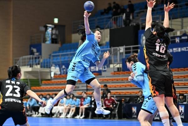 사진 대구광역시청 김예진의 점프슛