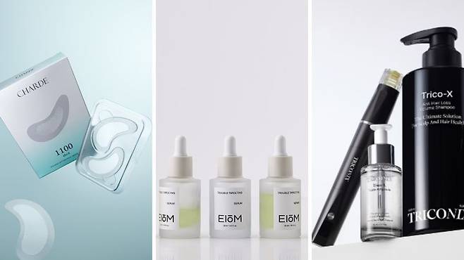 뉴셀렉트의 ‘샤르드’(CHARDE), ‘이옴’(EIOM), ‘트리코닉스’(TRICONIX) *재판매 및 DB 금지