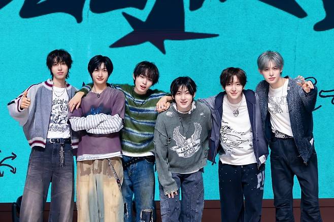 킥플립 미니 4집 발매 기념 기자간담회 / 사진 제공=JYP엔터테인먼트