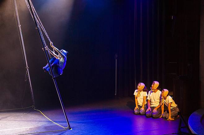 어린이무용극 ‘탈출’(사진 上)과 창작 서커스 ‘해피 해프닝’(사진 下) /ACC 재단 제공