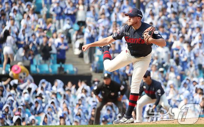 롯데 자이언츠 제레미 비슬리. ⓒ 뉴스1 공정식 기자