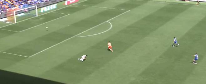 캡처=나가시키-시미즈 경기 중계 영상