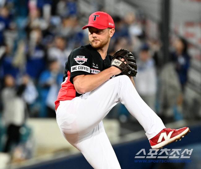 KIA 타이거즈 시절 에릭 라우어. 스포츠조선  DB