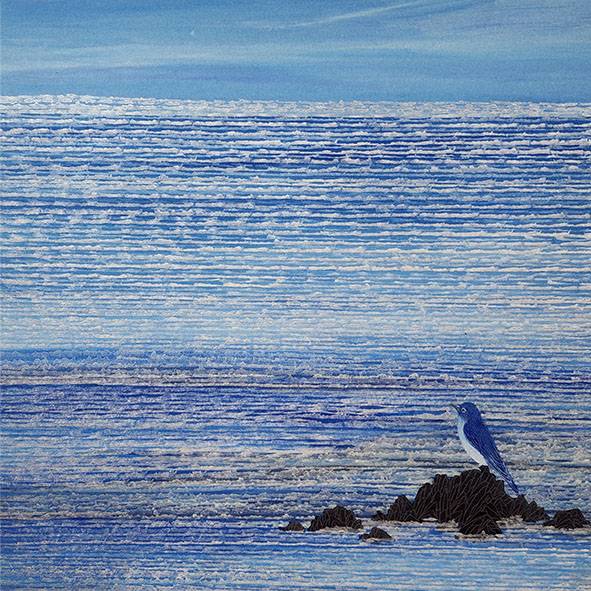 마주하다202607_70×70cm_장지에 채색,은펄. 목원대 제공