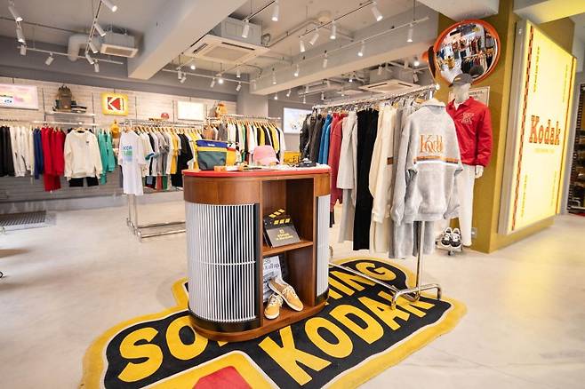 지난해 8월 문을 연 코닥어패럴 일본 하라주쿠 플래그십 매장. 하이라이트브랜즈 제공