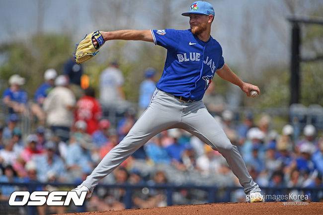 [사진] 토론토 블루제이스 에릭 라우어. ⓒGettyimages(무단전재 및 재배포 금지)