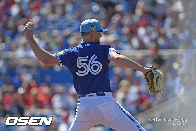 [사진] 토론토 블루제이스 에릭 라우어. ⓒGettyimages(무단전재 및 재배포 금지)