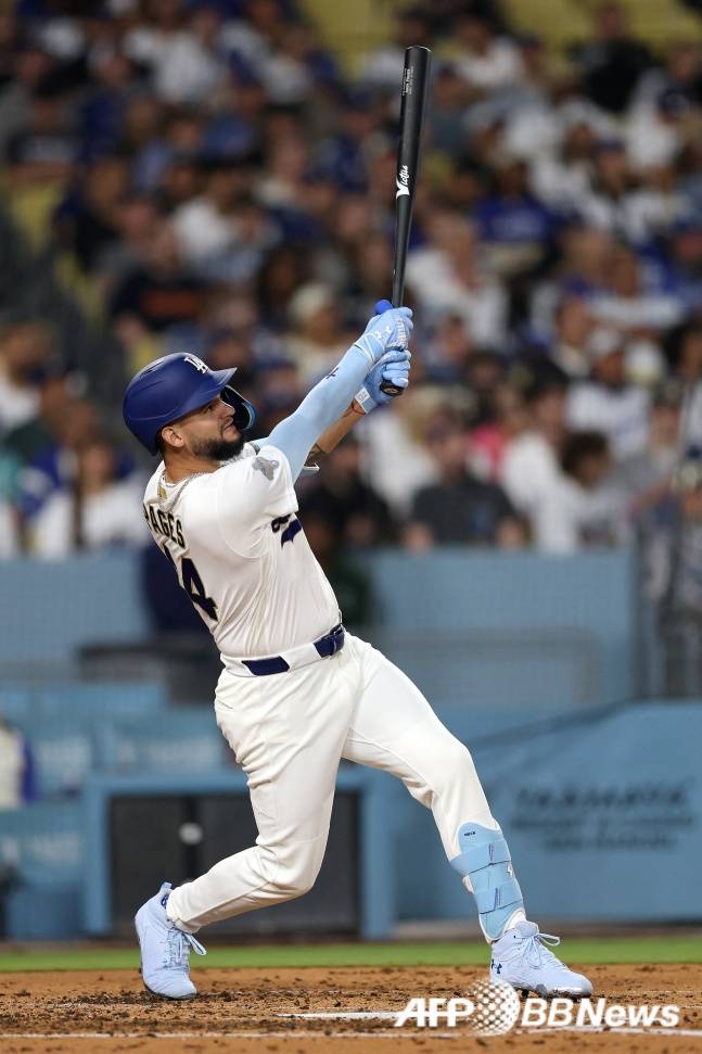 LA 다저스의 앤디 파헤스. /AFPBBNews=뉴스1