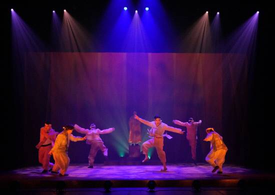 연극 '왕의 북' 한 장면. 사진=장자번덕