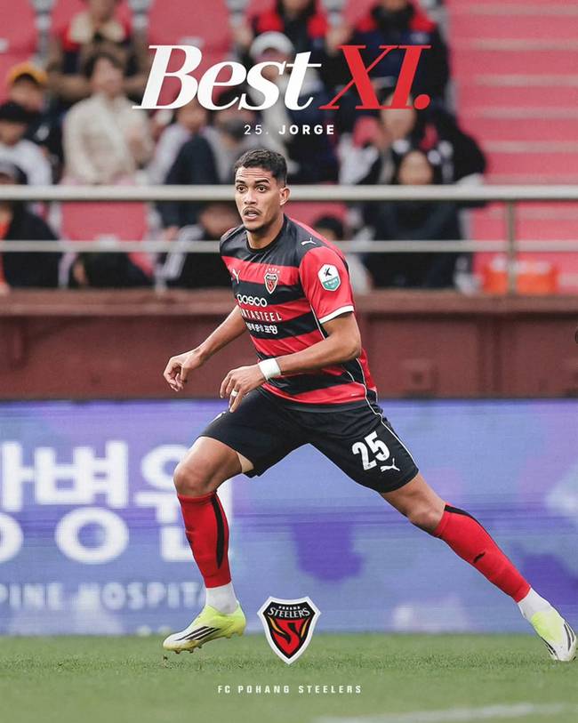 ▲ 포항스틸러스 측면공격수 조르지가 하나은행 K리그1 6라운드 베스트일레븐으로 선정됐다.포항스틸러스
