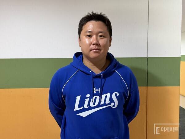 삼성 우완 이승현(사진=더게이트 배지헌 기자)