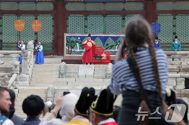 지난해 열린 봄 궁중문화축전 모습 ⓒ 뉴스1 박정호 기자