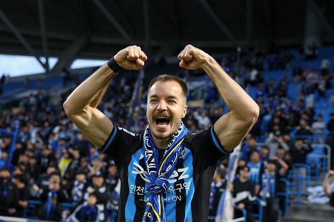 인천 유나이티드 무고사. 사진 | 한국프로축구연맹