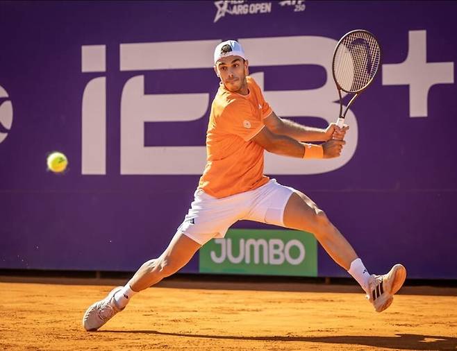 세계 19위로, 아르헨티나 톱선수인 프란시스코 세룬돌로. 사진/아르헨티나테니스협회