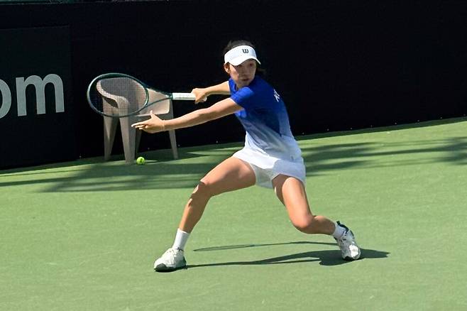 장가을은 몽골전에서 국가대표 데뷔전을 치를 수 있을까 / 대한테니스협회