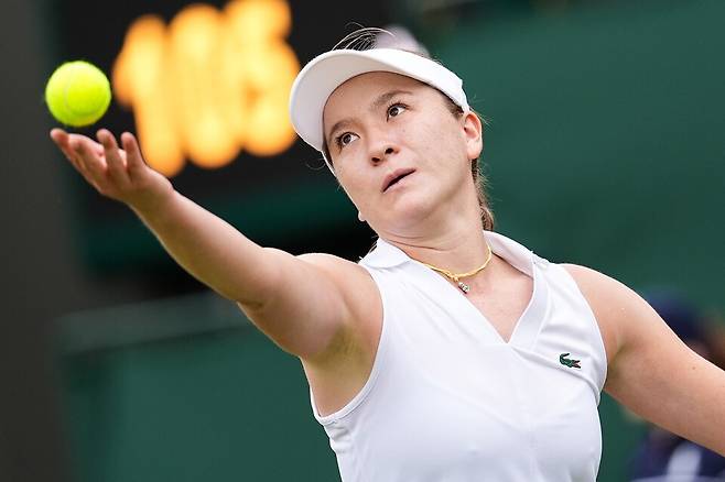 팀보다 위대한 선수였던 루루 선. 사진은 2024년 윔블던 8강 때 / 게티이미지코리아