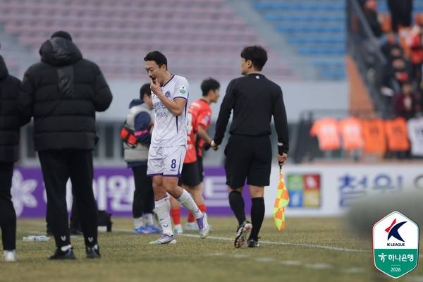 김정현(FC안양). 한국프로축구연맹 제공&nbsp;