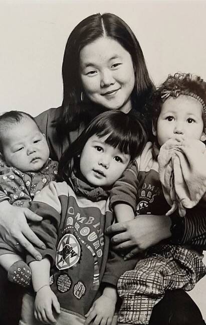 마릿 킴씨가 어머니 생전에 찍은 가족사진. 마릿 킴 제공