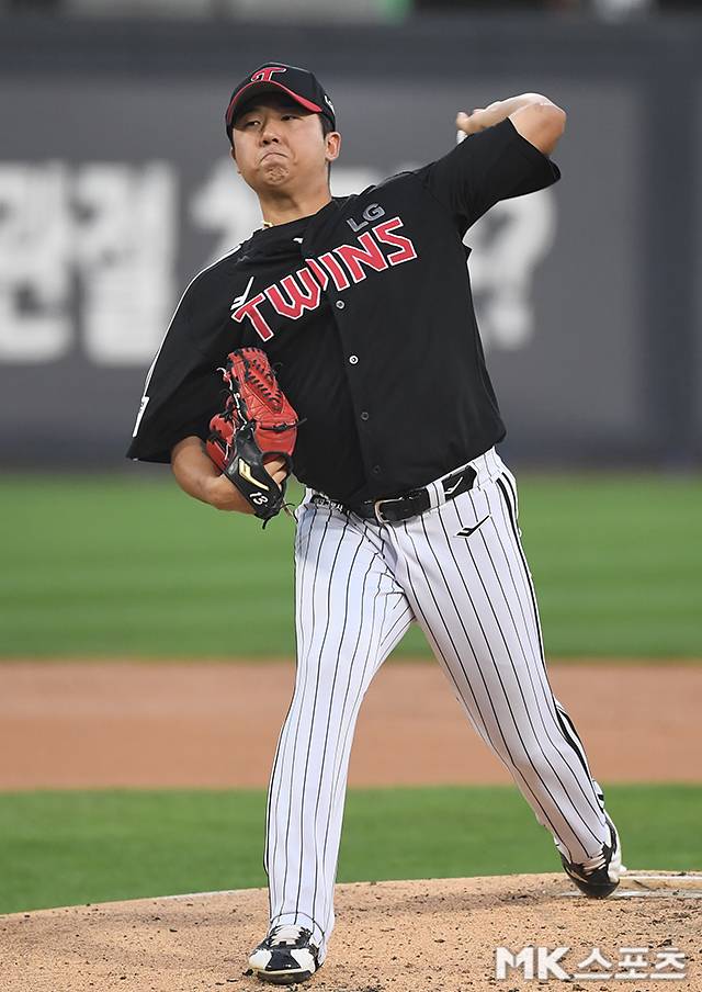 송승기는 7일 NC전에서 시즌 첫 승을 수확했다. 사진=천정환 기자