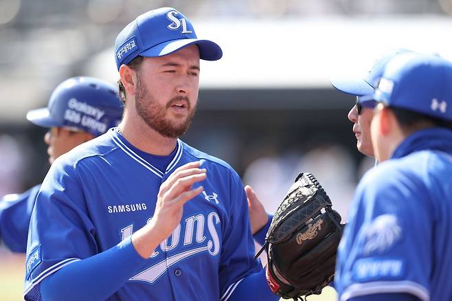 삼성 잭 오러클린. 삼성 라이온즈 제공