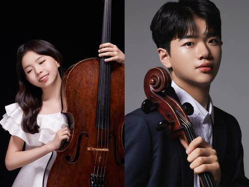 첼리스트 김정아, 박이준 (왼쪽부터) [금호문화재단 제공. 재판매 및 DB 금지]