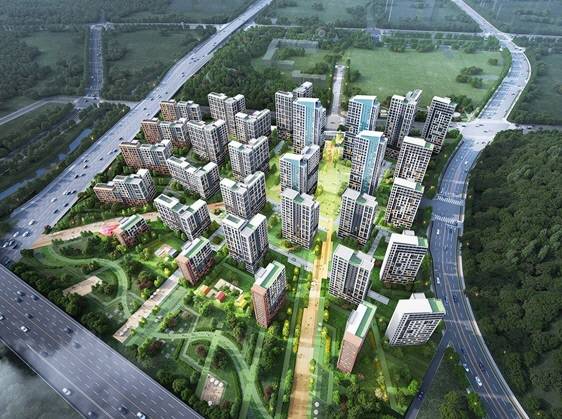 경기 '고양 창릉 S-3BL 아파트 5공구' 예상 조감도. HS화성 제공