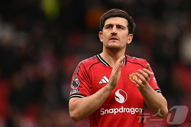 맨체스터 유나이티드와 재계약을 한 해리 매과이어. ⓒ AFP=뉴스1