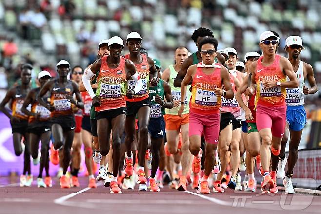 2025 세계육상선수권대회 마라톤 경기. ⓒ AFP=뉴스1