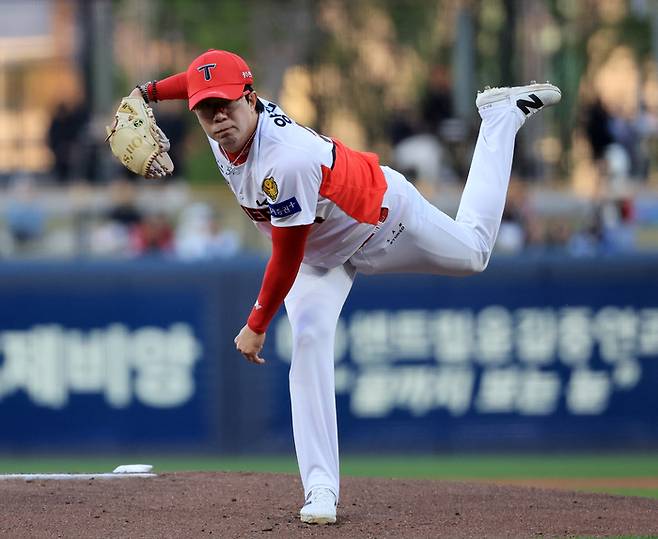 KIA 양현종이 7일 광주-기아 챔피언스 필드에서 열린 2026 KBO리그 정규시즌 삼성전에 선발 등판해 역투하고 있다. 사진 | 광주=연합뉴스