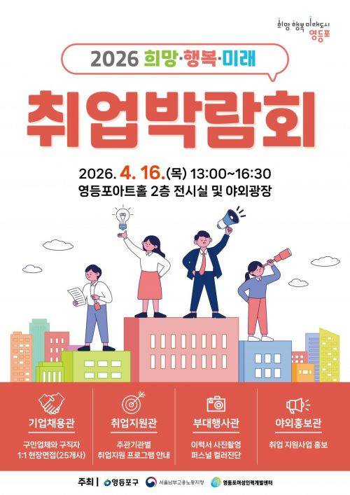 ‘2026 희망행복·미래 취업박람회’ 포스터. 영등포구 제공.
