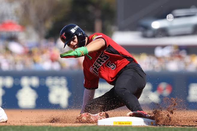 8일 광주 삼성전에서 선발 4번 타자로 나서는 김도영. KIA 제공