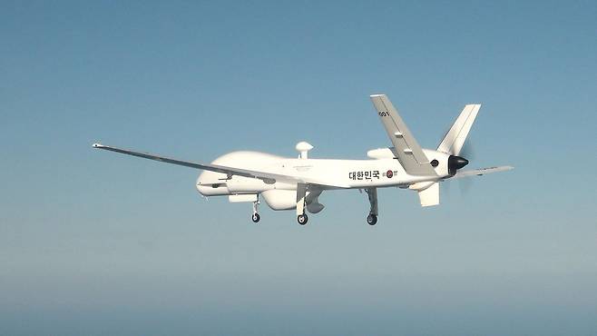 중고도정찰용무인항공기(MUAV) 시제기 [방위사업청 제공]