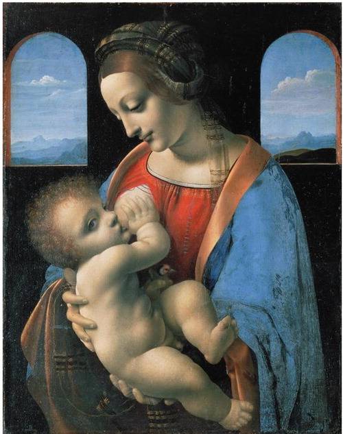 다빈치 '리타 마돈나'(1490년대).
 에르미타주