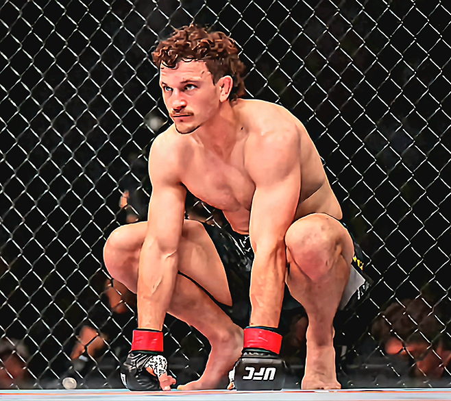 잭 젱킨스가 2025년 9월 호주 퍼스 아레나에서 UFC 파이트 나이트 260 경기 시작을 기다리고 있다. 사진=Getty Images=연합뉴스 제공