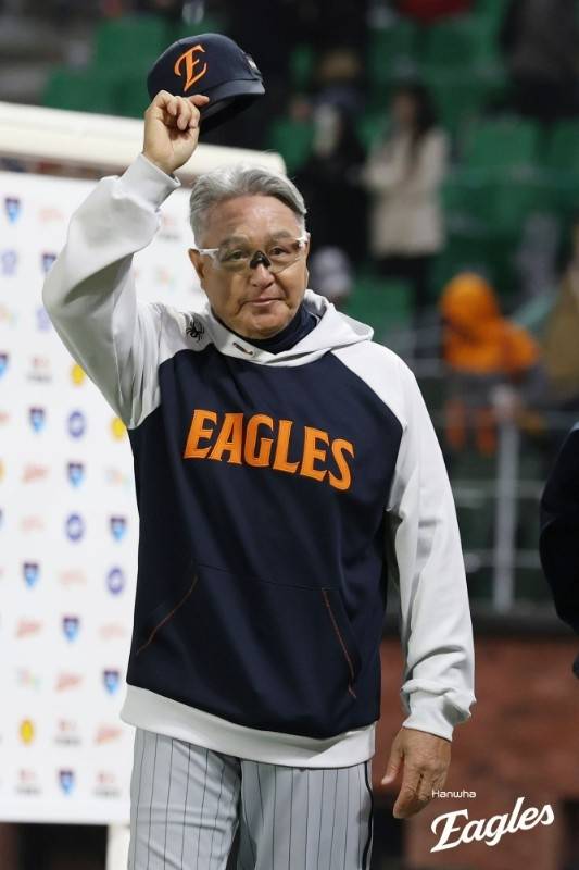 한화의 김경문 감독. 한화 제공