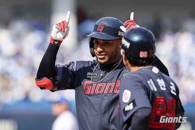 [서울=뉴시스] 프로야구 롯데 자이언츠 빅터 레이예스. (사진=롯데 제공). 2026.03.29. *재판매 및 DB 금지